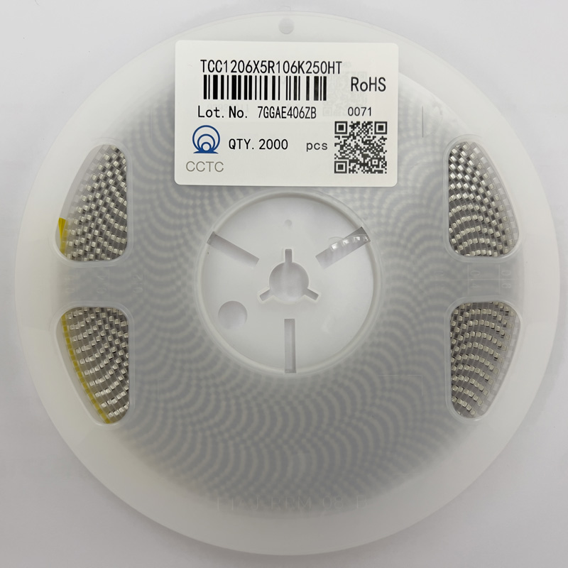 三环贴片电容TCC1206X5R106K250HT