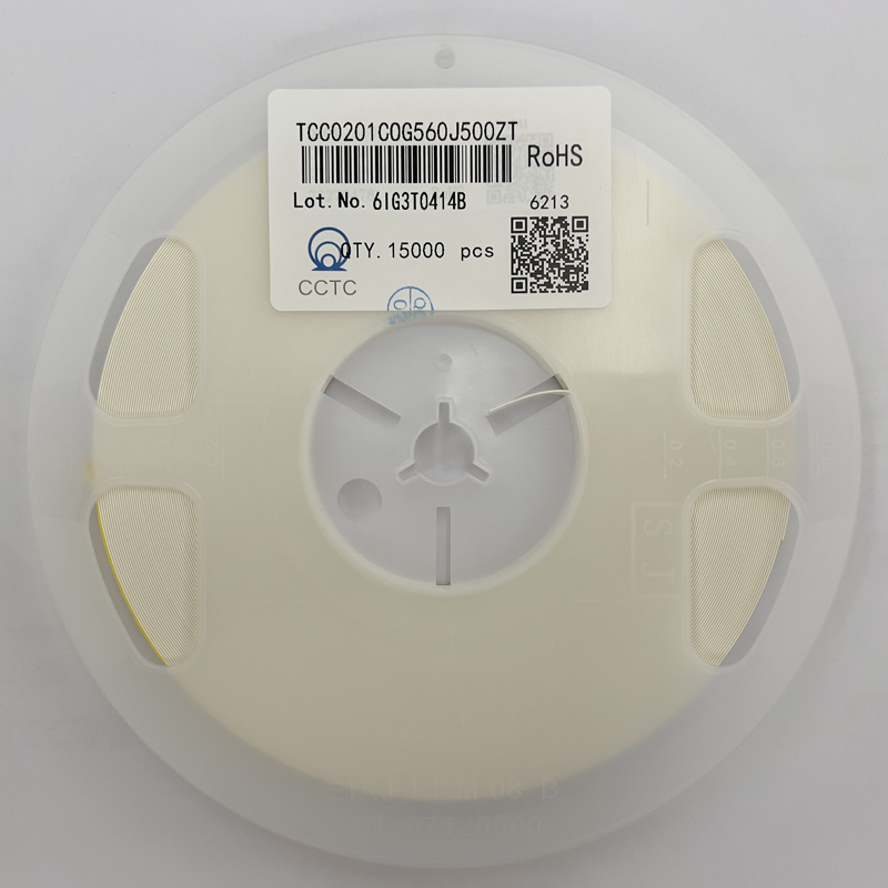 三环贴片电容TCC0201C0G560J500ZT