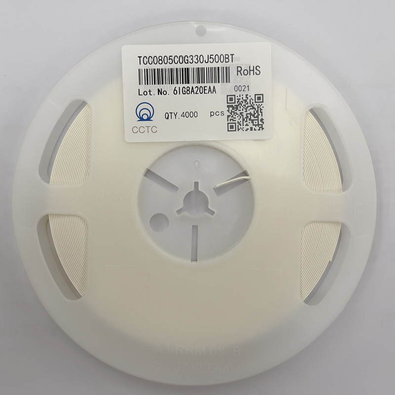 三环贴片电容TCC0805C0G330J500BT