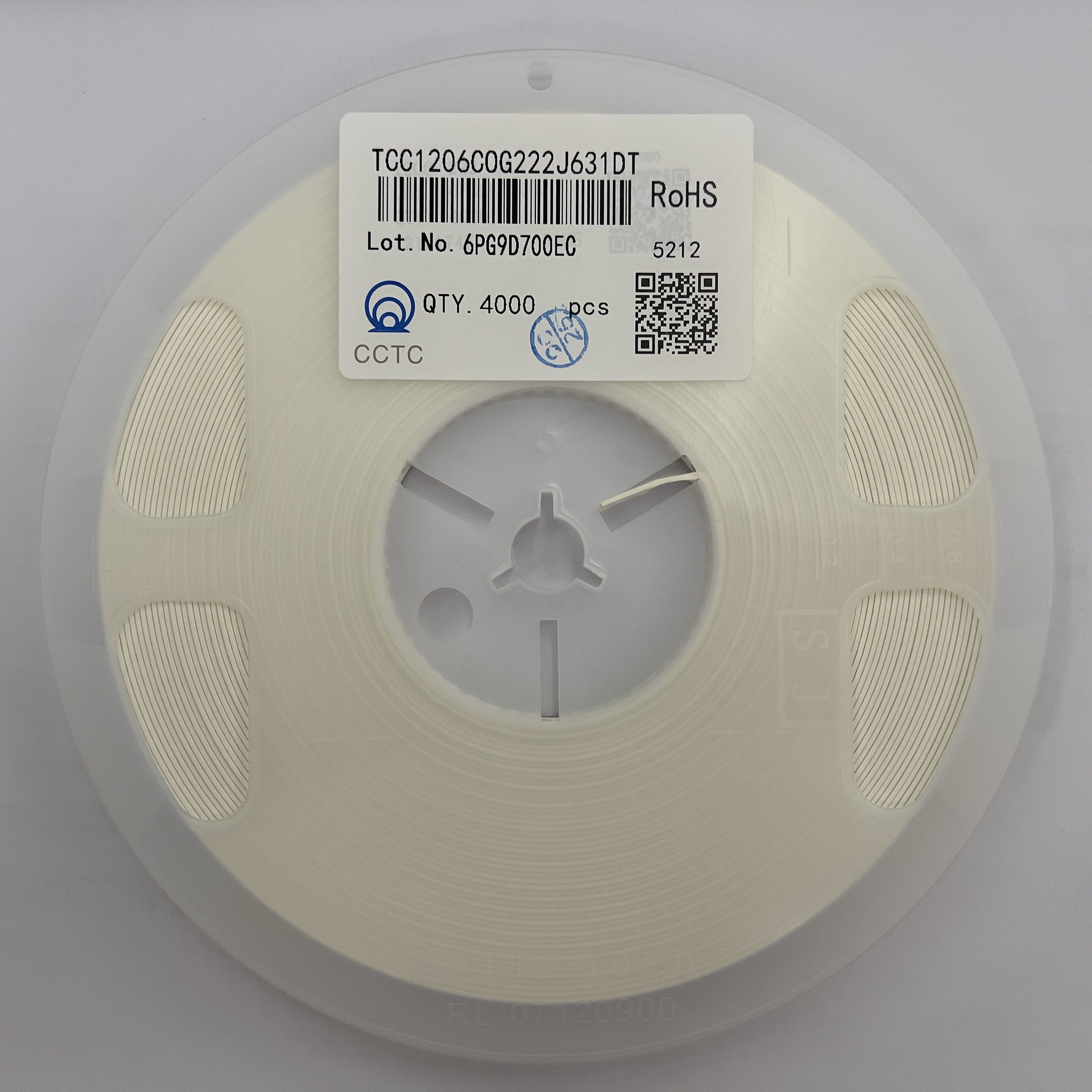 三环贴片电容TCC1206C0G222J631DT